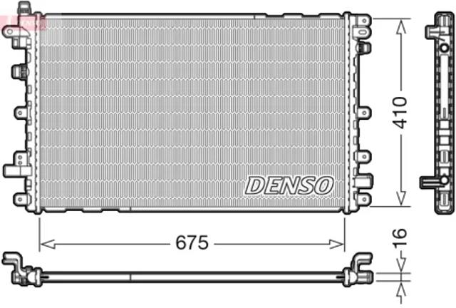 Радиатор основной DRM20113 DENSO