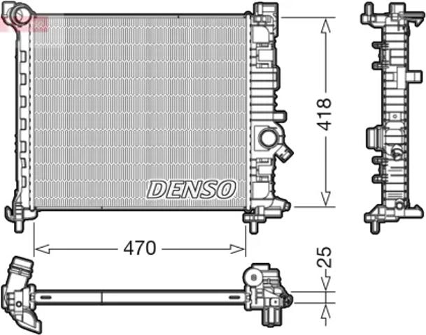 Радиатор DRM20114 DENSO