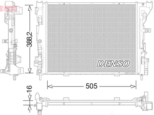 Радиатор основной DRM23035 DENSO