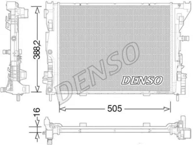 DRM23035 DENSO Радиатор охлаждения двигателя купить в Павлоград