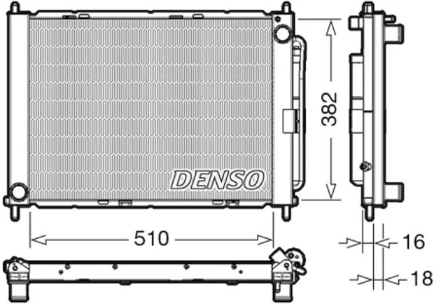 Конденсатор кондиционера DRM23104 DENSO