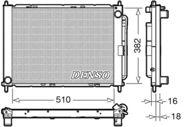 DRM23104 DENSO Радиатор кондиционера купить в Ирпень
