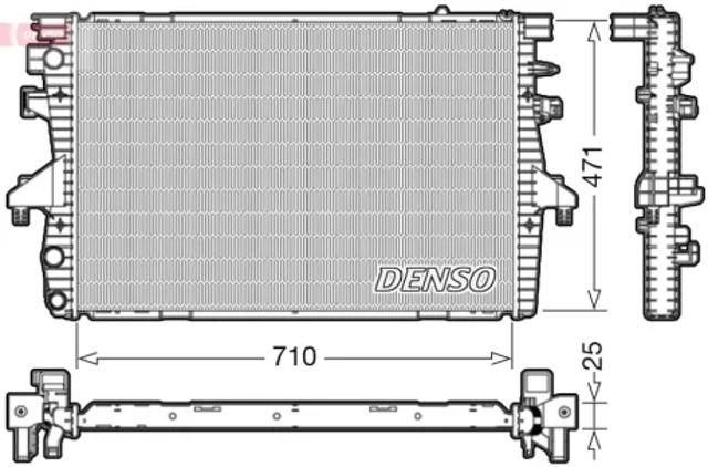 Радиатор водяной DRM32039 DENSO
