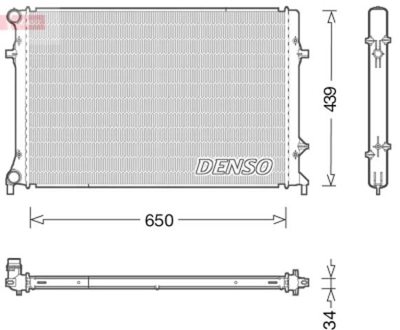 Радиатор основной DRM32042 DENSO