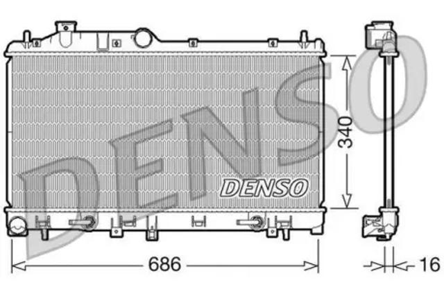 Радиатор DRM36008 DENSO