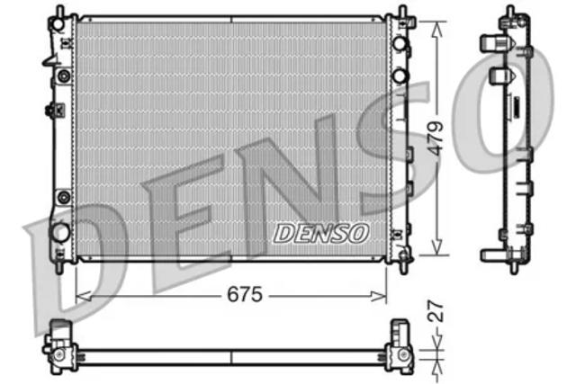DENSO DRM36012 Радиатор в наличии Днепр