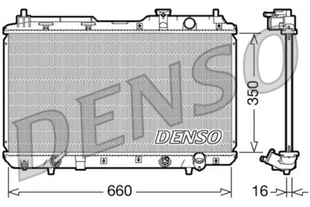 Радиатор основной DRM40010 DENSO