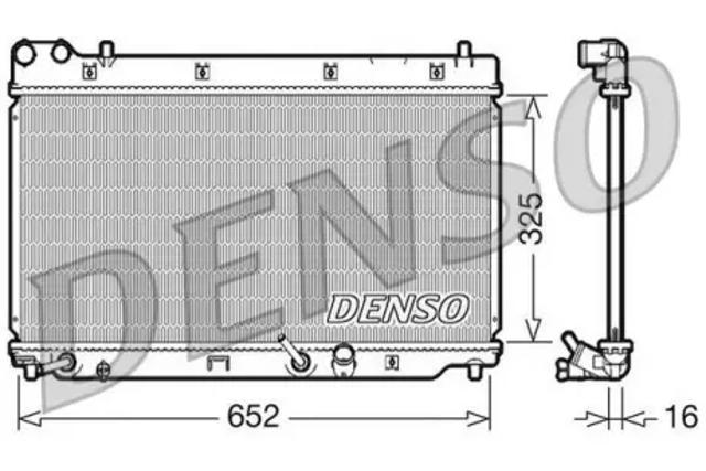Радиатор основной DRM40014 DENSO
