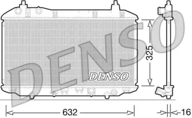 DRM40031 DENSO Радиатор охлаждения двигателя купить в Винница