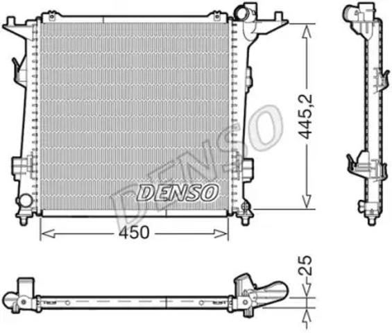 Радиатор охлаждения DRM43006 DENSO