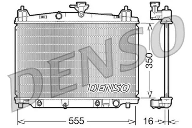 Радиатор водяной DRM44018 DENSO