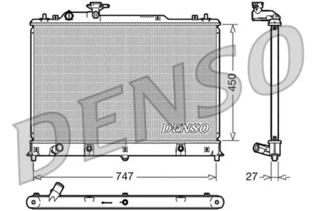 DRM44025 DENSO Радиатор купить в Винница
