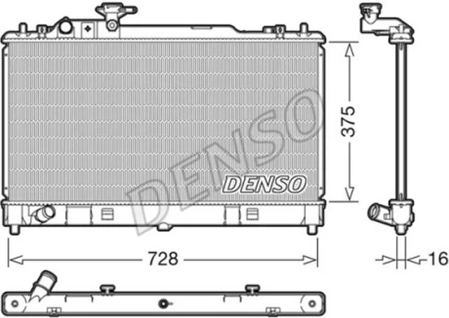 Радиатор DRM44033 DENSO