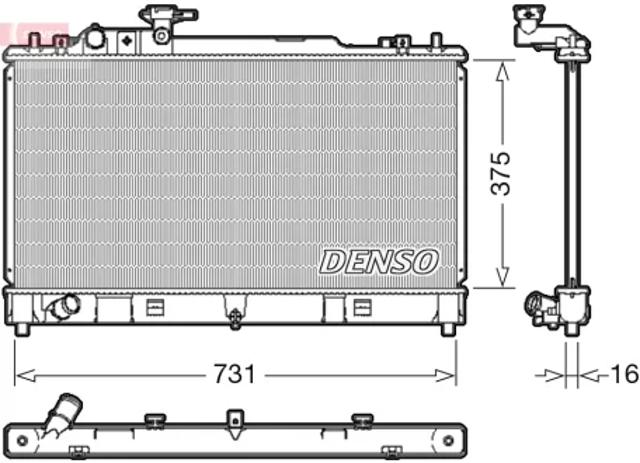 Радиатор DRM44036 DENSO