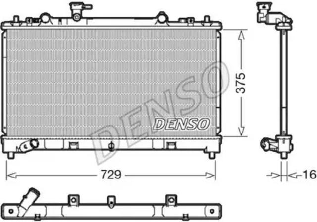Радиатор DRM44038 DENSO