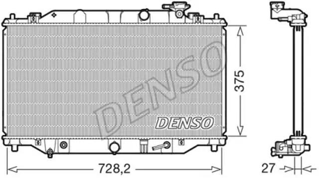 Радиатор основной DRM44044 DENSO