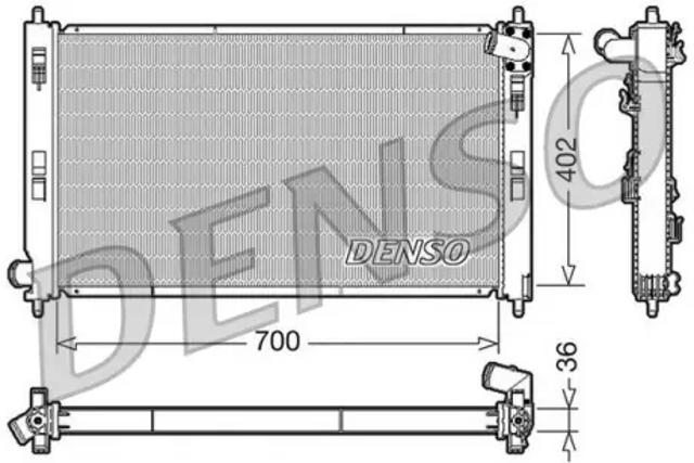 DENSO DRM45029 Радиатор в наличии Каменское