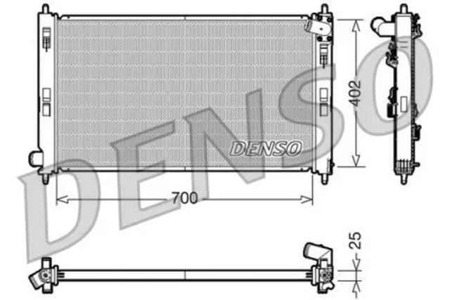 Радиатор основной DRM45032 DENSO