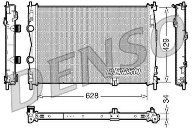 DENSO DRM46017 Радиатор в наличии Каменское
