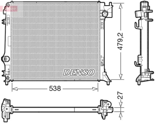 DENSO DRM46064 Радиатор в наличии Сумы