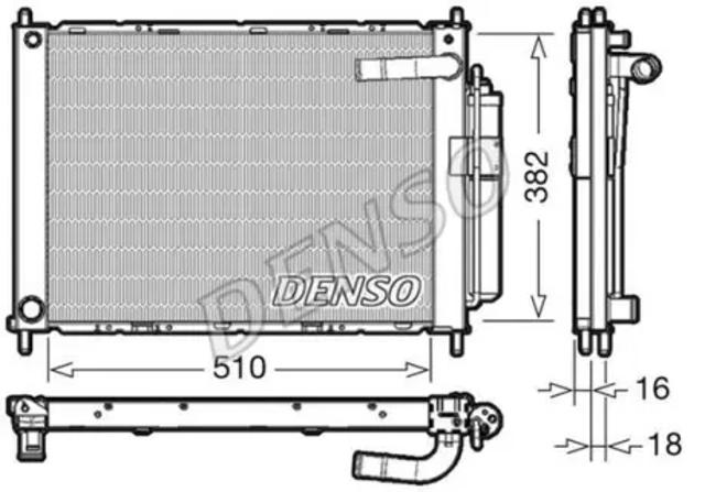 DRM46101 DENSO Радиатор купить в Тернополь