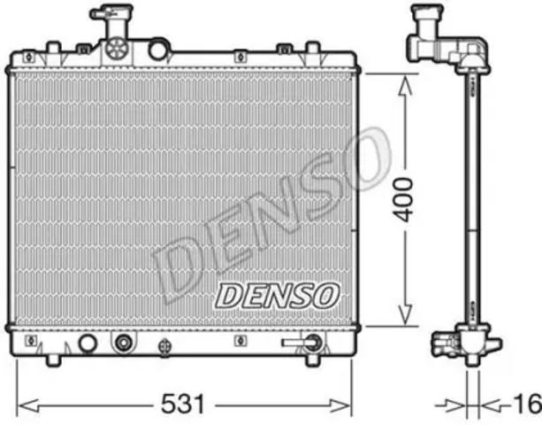 Радиатор основной DRM47035 DENSO