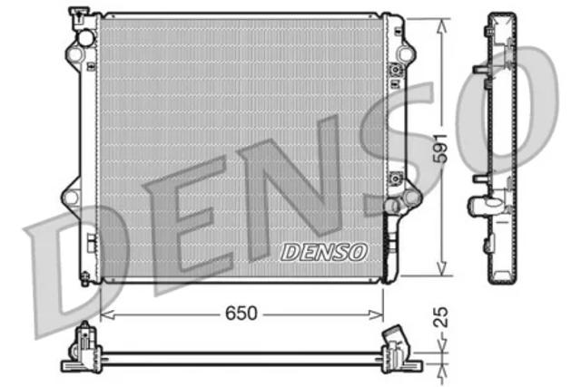 Радиатор водяной DRM50046 DENSO