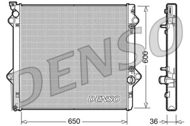 Радиатор охлаждения DRM50049 DENSO
