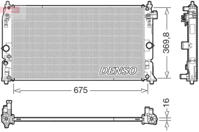 Радиатор DRM50150 DENSO