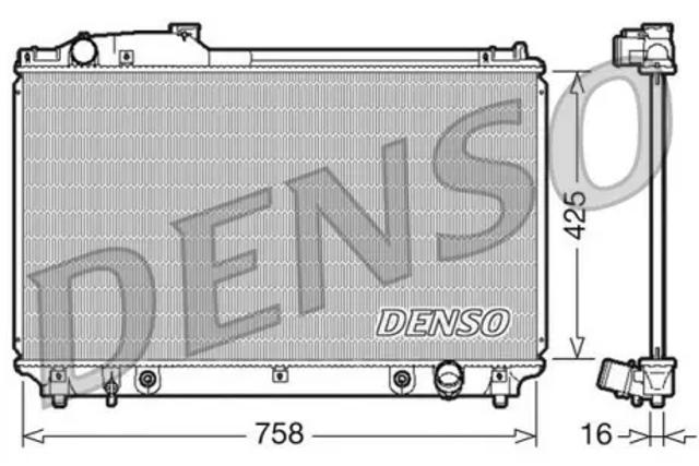 DRM51003 DENSO Радиатор охлаждения двигателя купить в Сумы