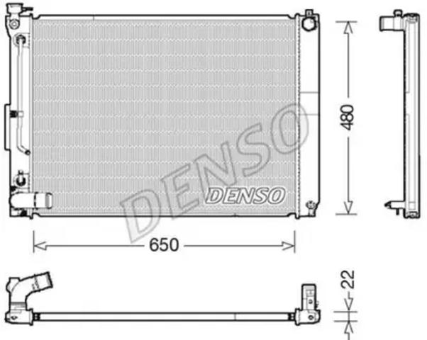 Радиатор водяной DRM51012 DENSO