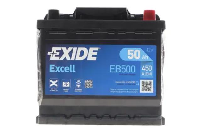 Аккумулятор автомобильный EB500 EXIDE