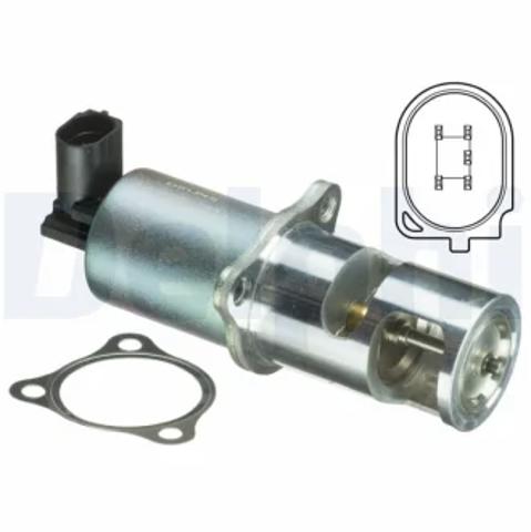 Клапан рециркуляции отработавших газов EGR EG1039812B1 DELPHI