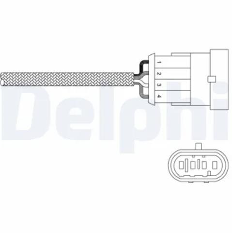 Датчик концентрации кислорода в отработавших газах ES2030212B1 DELPHI