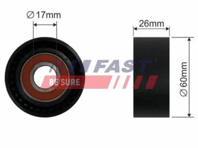 Ролик натяжителя приводного ремня FT44535 FAST
