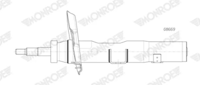 Амортизаторная стойка передняя левая G8669 MONROE