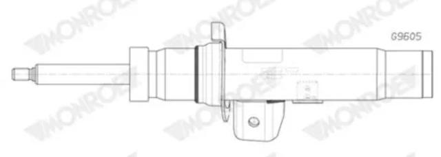Передний правый амортизатор G9605 MONROE