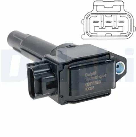 Катушка зажигания GN1109012B1 DELPHI