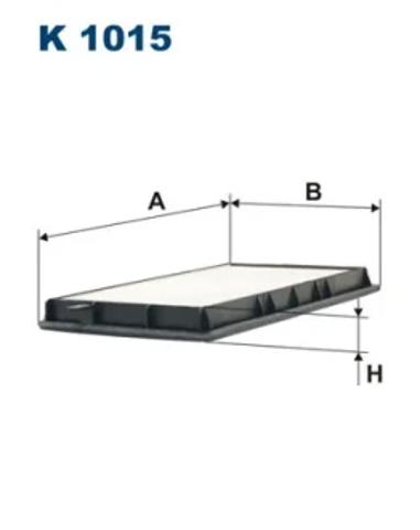 Фильтр воздушный отопителя K1015 FILTRON