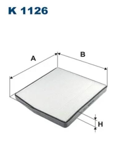 Фильтр воздушный отопителя K1126 FILTRON