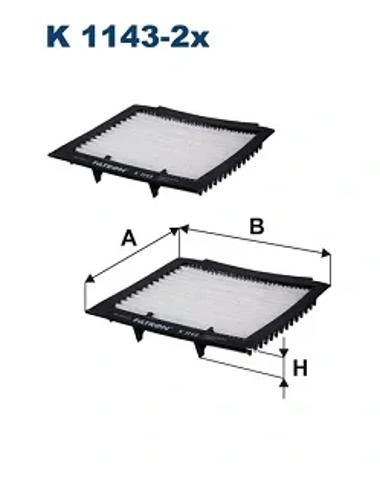 Фильтр воздушный отопителя K11432X FILTRON