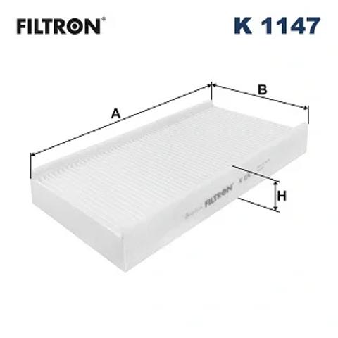 Воздушный фильтр салона K1147 FILTRON