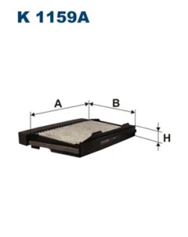 Фильтр воздушный отопителя K1159A FILTRON