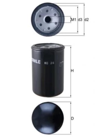 Топливный фильтр KC24 MAHLE