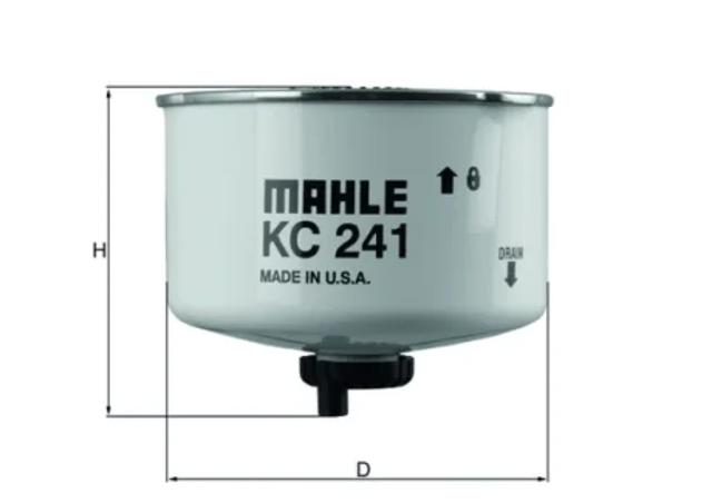 Фильтр тонкой очистки топлива KC241D MAHLE
