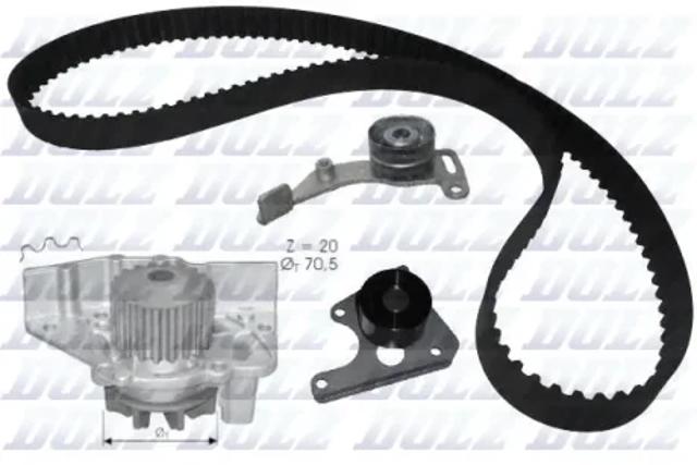 ГРМ ремни, комплект KD023 DOLZ