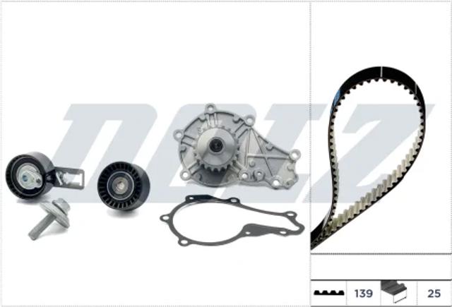 ГРМ ремни, комплект KD160 DOLZ