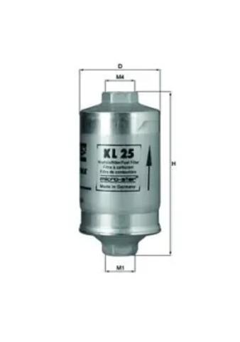 Фильтр топливный KL25 MAHLE