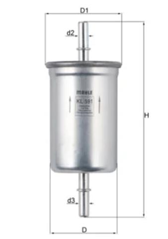 Фильтр-отстойник топлива грубой очистки KL591 MAHLE
