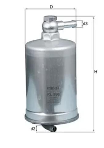 Топливный фильтр KL599 MAHLE